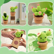 Charger l&#39;image dans la galerie, Kit Amigurumi Crochet - Trio de Cactus
