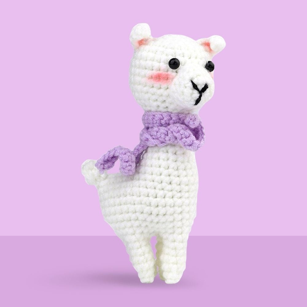 Kit Amigurumi Crochet - Lama à Écharpe Figured'Art