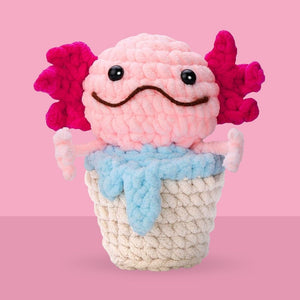 Kit Amigurumi Crochet - Axolotl dans une Tasse Figured'Art