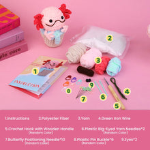 Charger l&#39;image dans la galerie, Kit Amigurumi Crochet - Axolotl dans une Tasse
