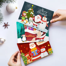 Charger l&#39;image dans la galerie, Peinture par numéros Lot de 6 Cartes de Noël DIY - Série 1