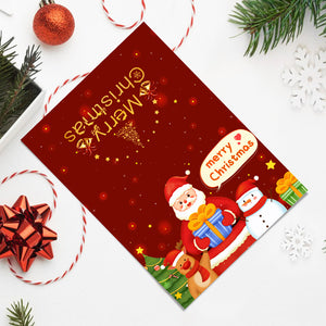 Peinture par numéros Lot de 6 Cartes de Noël DIY - Série 1