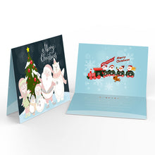 Charger l&#39;image dans la galerie, Peinture par numéros Lot de 6 Cartes de Noël DIY - Série 1