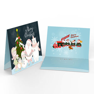 Peinture par numéros Lot de 6 Cartes de Noël DIY - Série 1