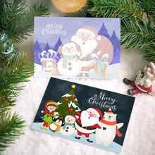 Charger l&#39;image dans la galerie, Peinture par numéros Lot de 6 Cartes de Noël DIY - Série 1