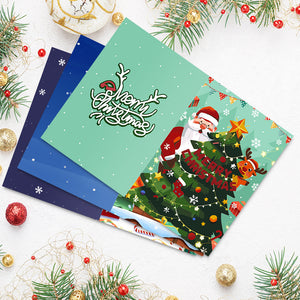 Peinture par numéros Lot de 6 Cartes de Noël DIY - Série 2