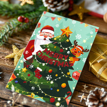 Charger l&#39;image dans la galerie, Peinture par numéros Lot de 6 Cartes de Noël DIY - Série 2
