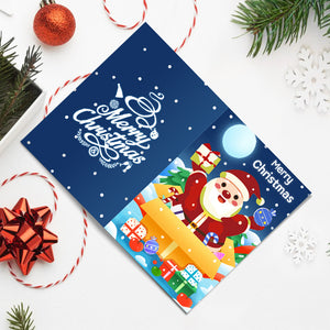 Peinture par numéros Lot de 6 Cartes de Noël DIY - Série 2