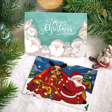 Charger l&#39;image dans la galerie, Peinture par numéros Lot de 6 Cartes de Noël DIY - Série 4