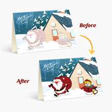 Charger l&#39;image dans la galerie, Peinture par numéros Lot de 6 Cartes de Noël DIY - Série 4