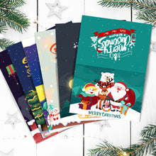 Charger l&#39;image dans la galerie, Peinture par numéros Lot de 6 Cartes de Noël DIY - Série 5