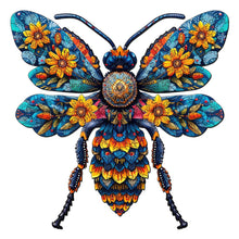 Charger l&#39;image dans la galerie, Puzzle en Bois Adulte - Abeille florale