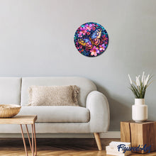 Charger l&#39;image dans la galerie, Puzzle en Bois Adulte - Papillon et fleurs