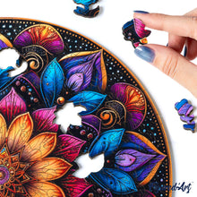Charger l&#39;image dans la galerie, Puzzle en Bois Adulte - Mandala coloré