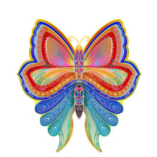 Charger l&#39;image dans la galerie, Puzzle 2D en Bois - Papillon Mandala