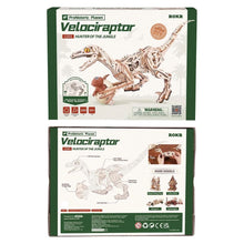 Charger l'image dans la galerie, Puzzle 3D - Vélociraptor