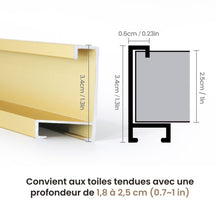 Charger l'image dans la galerie, Châssis en aluminium à monter soi-même 40×50 cm - Doré