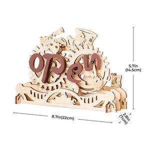 Puzzle 3D Panneau Ouvert/Ferme