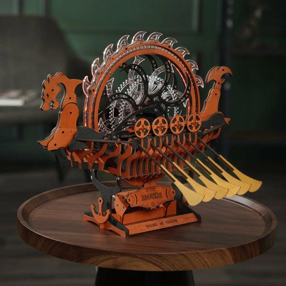 Puzzle 3D Navire Dragon Viking