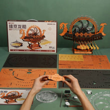 Charger l&#39;image dans la galerie, Puzzle 3D Navire Dragon Viking