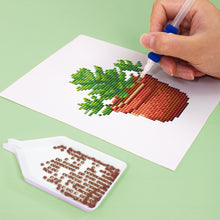 Charger l&#39;image dans la galerie, Mini Diamond Painting 15x20cm (4 pièces) - Joyaux du Jardin : Mini Succulente