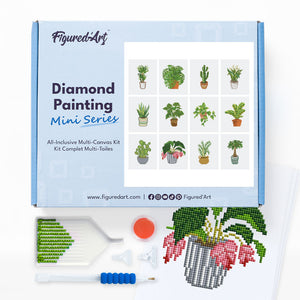 Mini Série Diamond Painting - Plantes