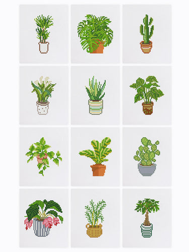 Mini Série Diamond Painting - Plantes