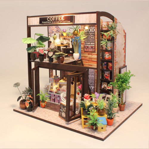Maison Miniature Pause Café