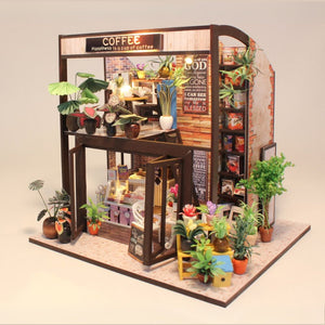 Maison Miniature Pause Café