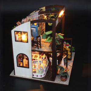 Maison Miniature Pause Café