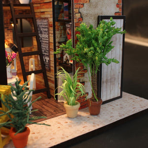 Maison Miniature Pause Café