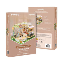 Charger l&#39;image dans la galerie, Maison Miniature Jardin du Café du Chat