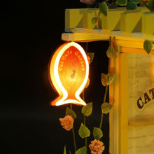 Charger l&#39;image dans la galerie, Maison Miniature Jardin du Café du Chat
