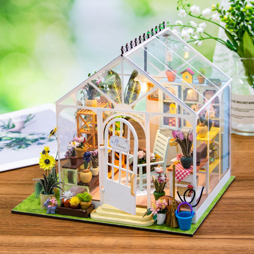 Maison Miniature Fleur ensoleillée