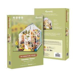 Maison Miniature Fleur ensoleillée