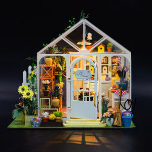 Maison Miniature Fleur ensoleillée