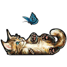 Charger l&#39;image dans la galerie, Puzzle 2D en Bois - Chaton joueur