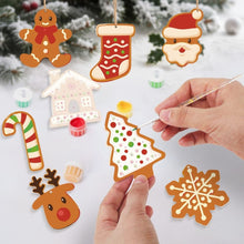 Charger l&#39;image dans la galerie, Décorations de Noël Peinture par Numéros - Kit Pain d’épices de fête