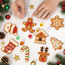 Charger l&#39;image dans la galerie, Décorations de Noël Peinture par Numéros - Kit Pain d’épices de fête