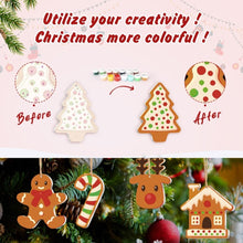 Charger l&#39;image dans la galerie, Décorations de Noël Peinture par Numéros - Kit Pain d’épices de fête