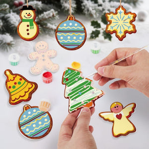 Décorations de Noël Peinture par Numéros - Kit Bonhomme de neige Ange Sapin