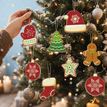 Charger l&#39;image dans la galerie, Décorations de Noël Peinture par Numéros - Kit Moufles et Chapeaux d’hiver