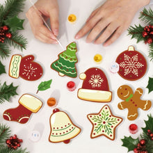 Charger l&#39;image dans la galerie, Décorations de Noël Peinture par Numéros - Kit Moufles et Chapeaux d’hiver