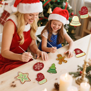 Décorations de Noël Peinture par Numéros - Kit Moufles et Chapeaux d’hiver