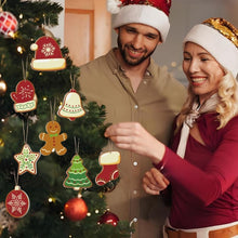 Charger l&#39;image dans la galerie, Décorations de Noël Peinture par Numéros - Kit Moufles et Chapeaux d’hiver
