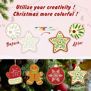 Décorations de Noël Peinture par Numéros - Kit Moufles et Chapeaux d’hiver
