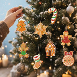 Décorations de Noël Peinture par Numéros - Kit Sucre d’orge et Pain d’épices