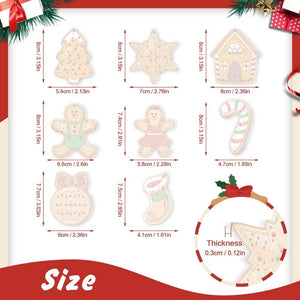 Décorations de Noël Peinture par Numéros - Kit Sucre d’orge et Pain d’épices