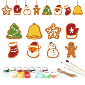Décorations de Noël Peinture par Numéros - Kit Chaussette du Père Noël
