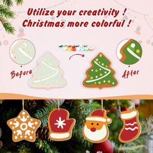 Charger l&#39;image dans la galerie, Décorations de Noël Peinture par Numéros - Kit Chaussette du Père Noël